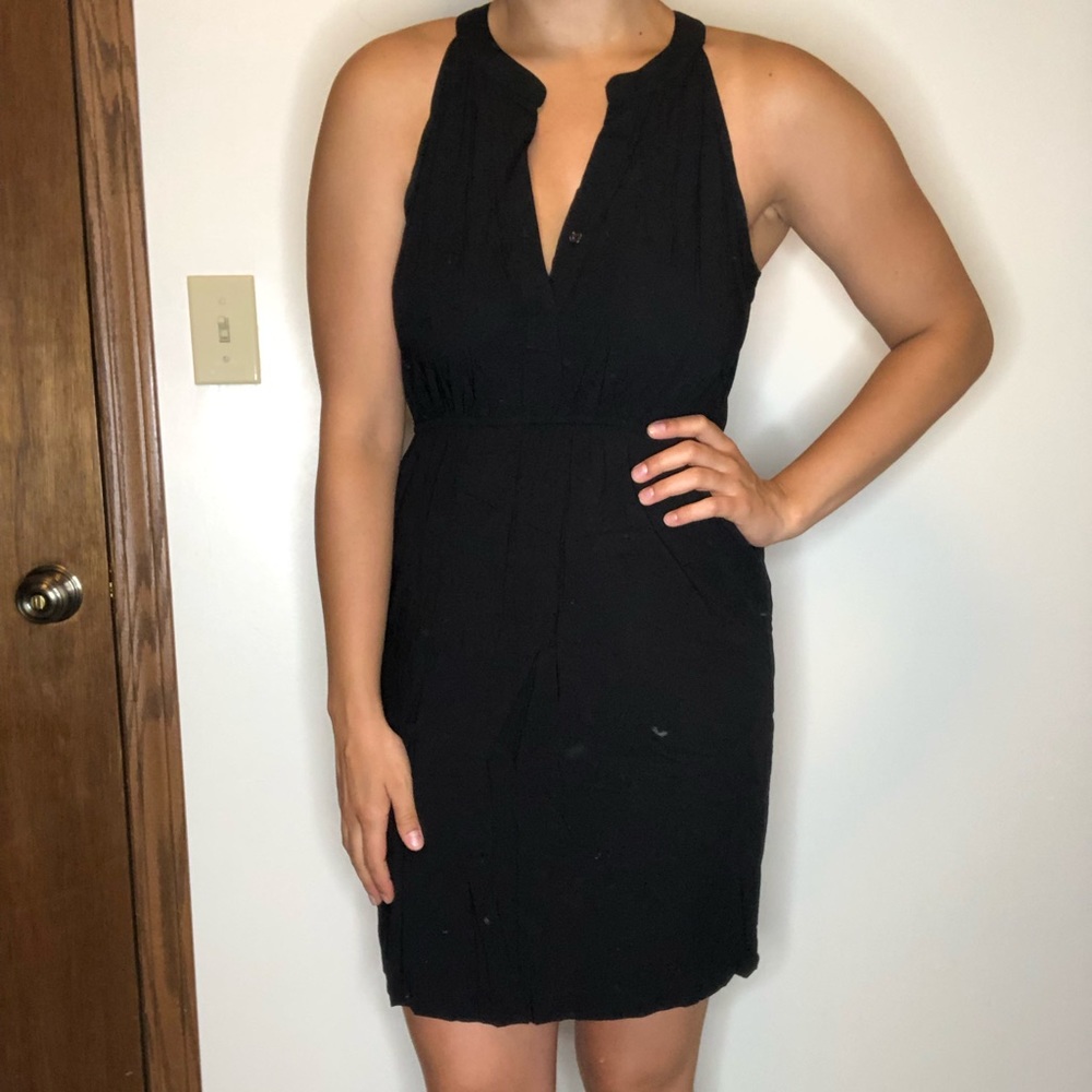 Black casual dress